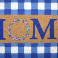 Coir Doormat - Lavender Home Plaid