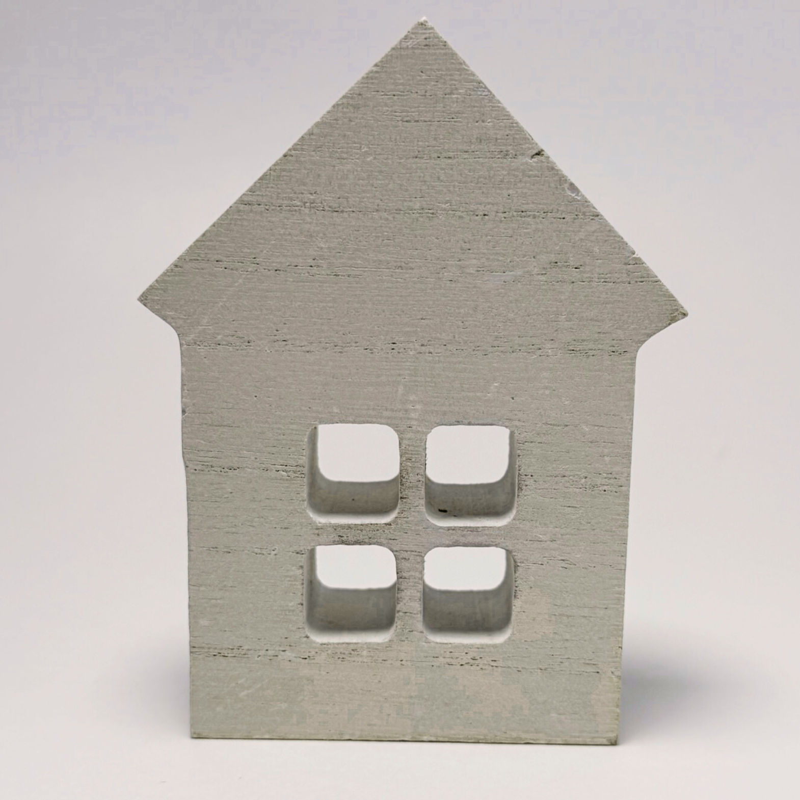 Wood House Decor - (2 Colors/3 Sizes)