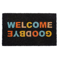 Coir Doormat - Welcome, Goodbye